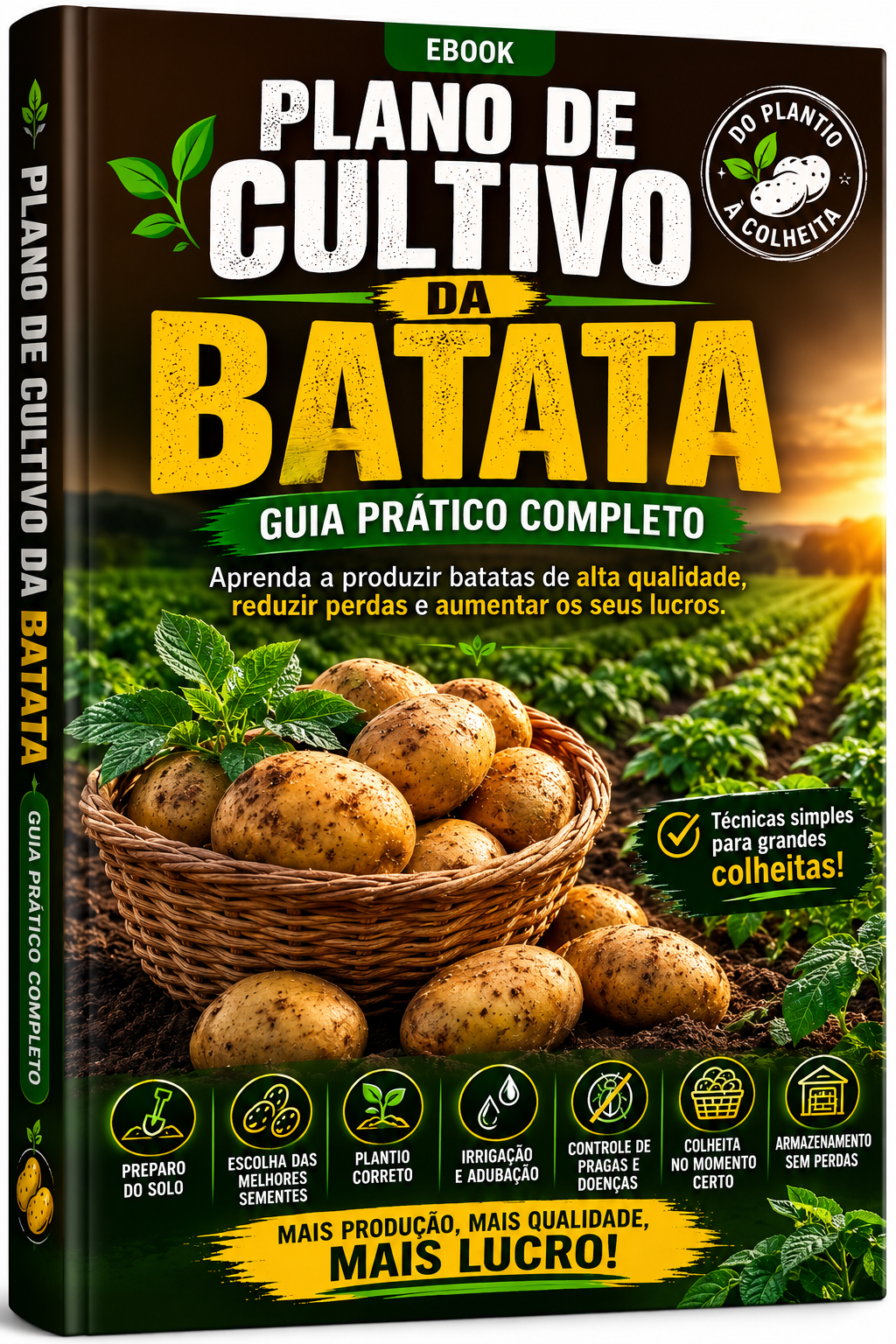 Capa do ebook Plano de Cultivo da Batata